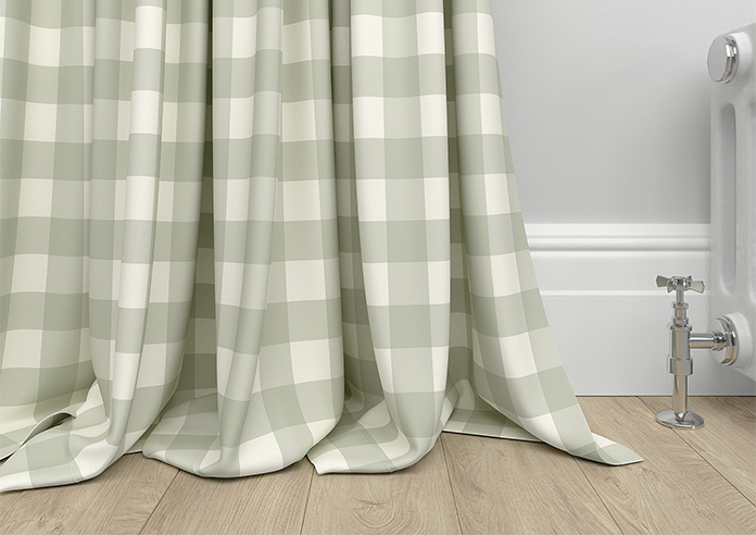 Gingham, Bud Green - Made to Measure Curtains - Image 6